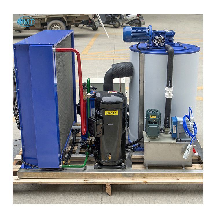 Fresh Keeping Industrial Flake Ice Maker 1.5 Tons Large Capacity And High