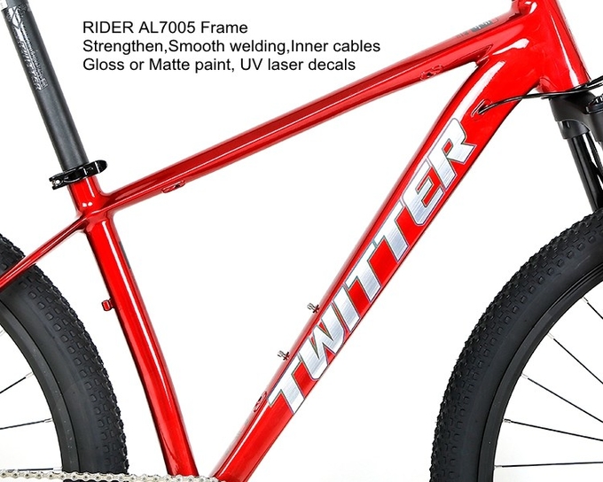 AL7005 Aluminum Alloy Frame Mountain Bike TWITTER Rider Quik Release NX 11 Speed