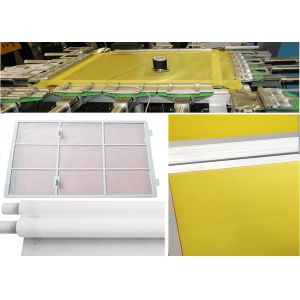 Quality Yellow White Mesh Screen Material Monofilament Mesh Fabric 115cm Width for sale