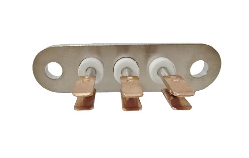 Energy Vehicle Compressor Sealed Terminal with Bimetallic Copper-Plated Double Welding Sheets -40°C to 150°C 50A Max Current