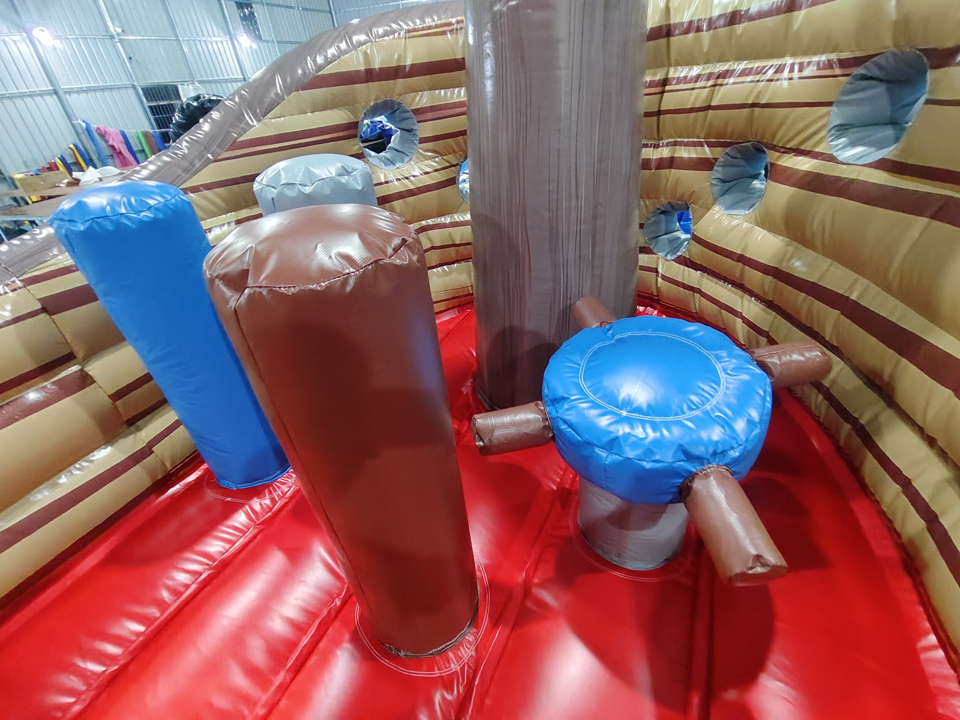 Commercial Inflatable Castle The Pirate Ship Inflatable Bouncy House With Slide Inflatable Playground For Kids