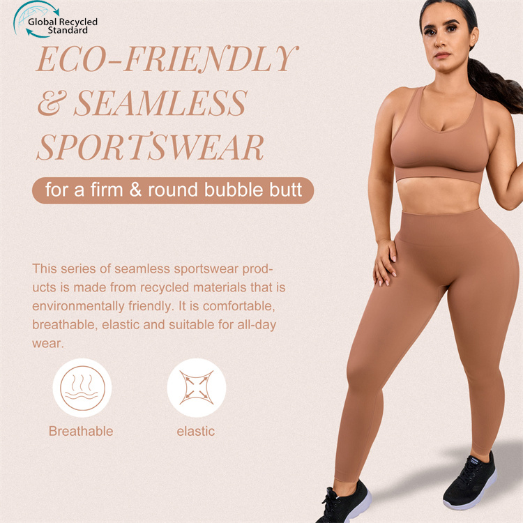 HEXIN Seamless Yoga Set for Women 7 Days Sample Order Lead Time Support Shipment Aramex