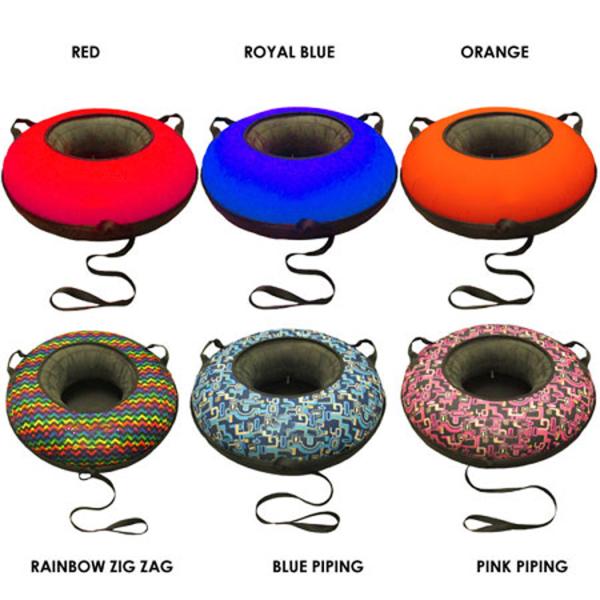 0.55 mm PVC Tarpualin Inflatable Sledding Tubes With Logo Printing