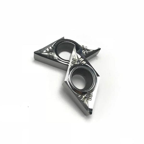 DCGT11T304-AK Metallic Silver CNC CNMG Insert For Aluminum H10F