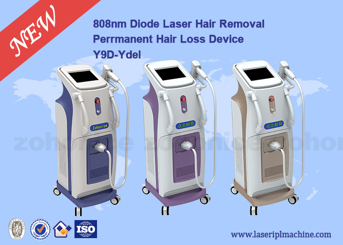 Black Skin Diode Laser Hair Removal Machine Painless Nd Yag Laser 1064nm Long Pulse