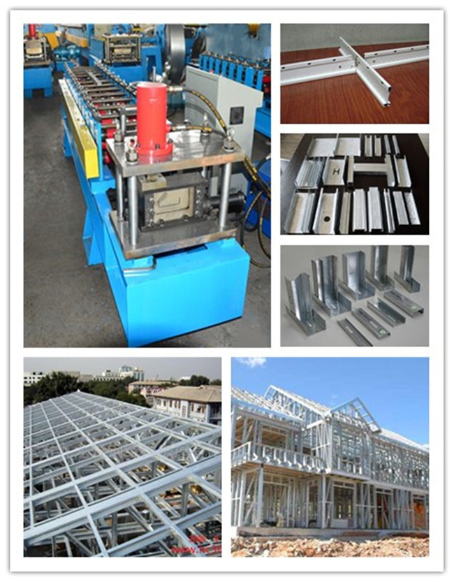 High Efficient Channel Making Machine Channel Roll Forming Machine For Building Steel Stud Roll Forming Machine
