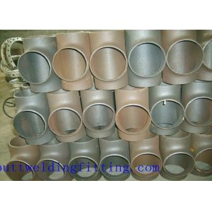 China UNS S31803 Seamless / Welded Equal Stainless Steel Tee ASTM A815 on sale