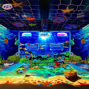 Quality 6 in1 Interactive Projection System AR Joyful Beach Immersive Experience for sale