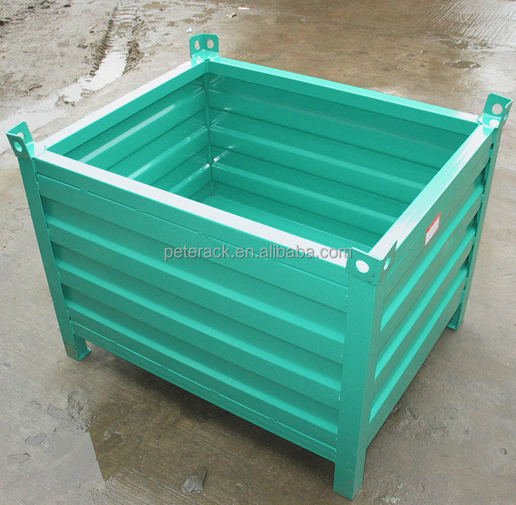 Warehouse Weld Wire Mesh Storage Rack , Heavy Duty Wire Container Pallet Racking