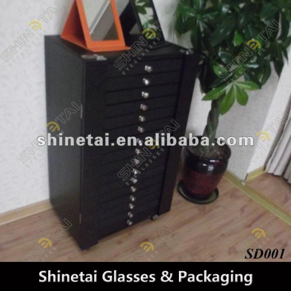 New Model Eyewear Displays Cabinet With Lock