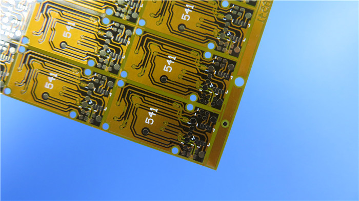 Double Sided FPC Dual Layer Flexible Printed Circuit 0.2mm thickness 2 Layer FPC with white silkscreen for LCD Module