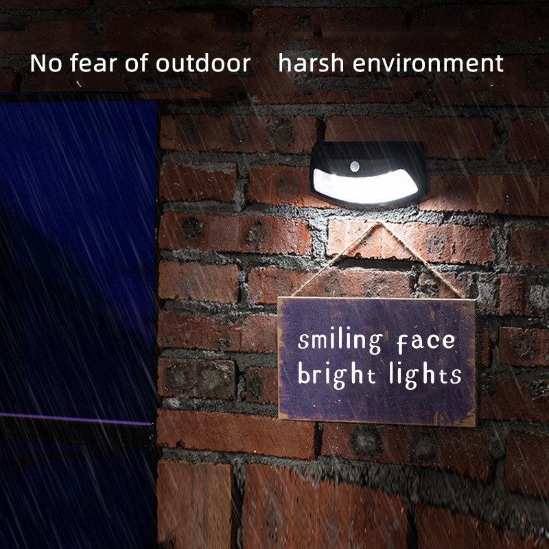 Outdoor Courtyard Waterproof Lighting Led Light Control Solar Wall Light for Garden