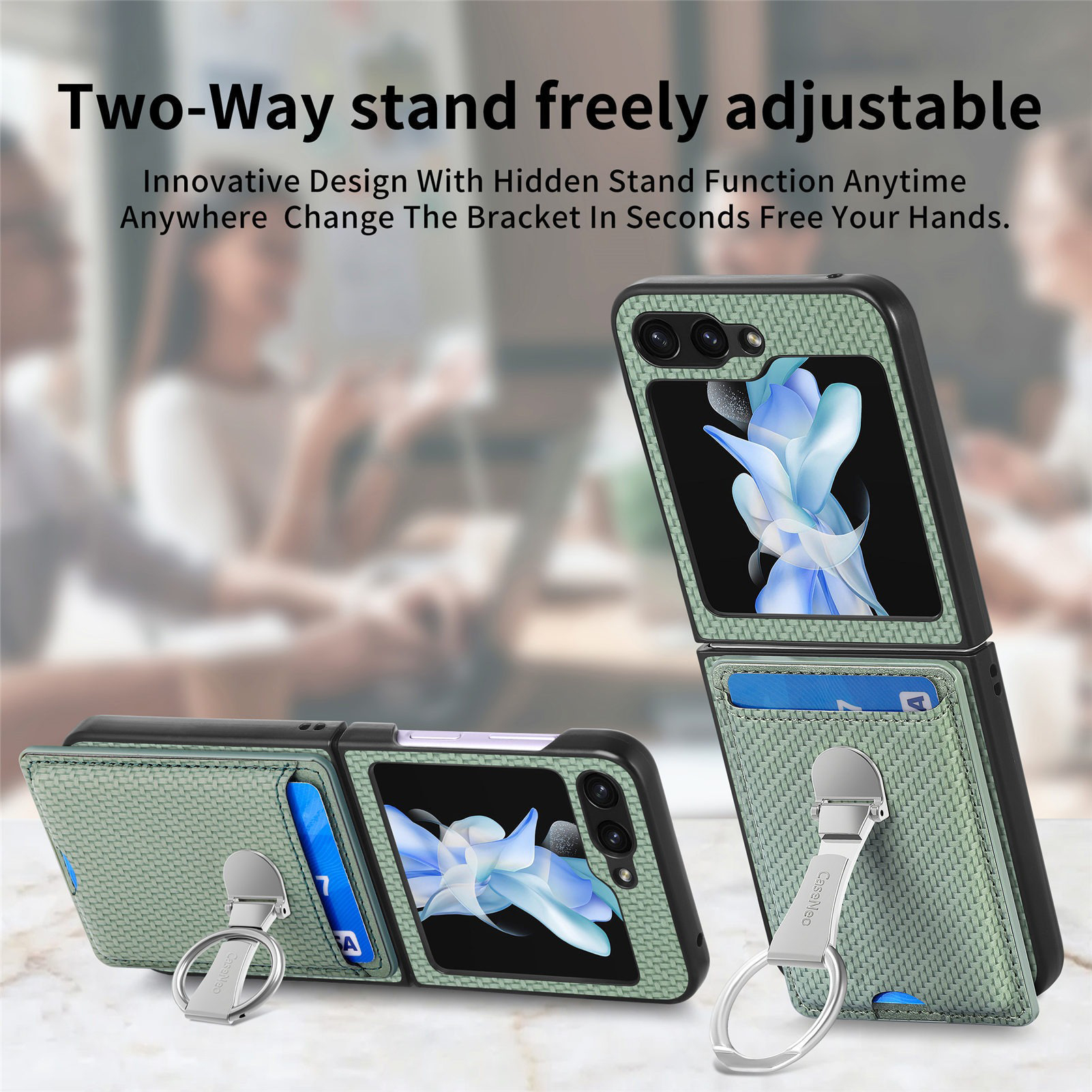 360 Degree Foldable Ring Wallet Design Style Mobile Phone Case for Samsung Galaxy S23 S22 Ultra S21 S20 Plus