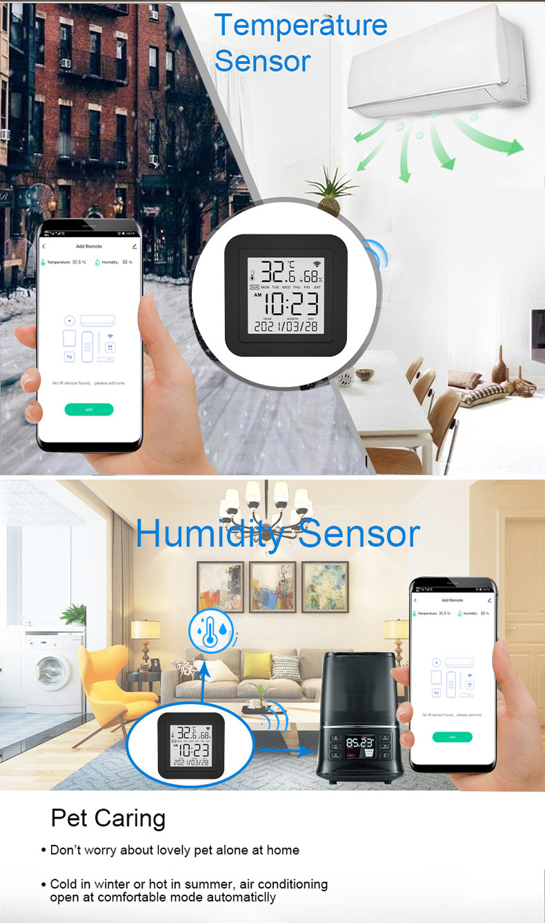 Tuya Smart Home Wi-Fi IR Remote Control Three-in-one Infrared Remote Control