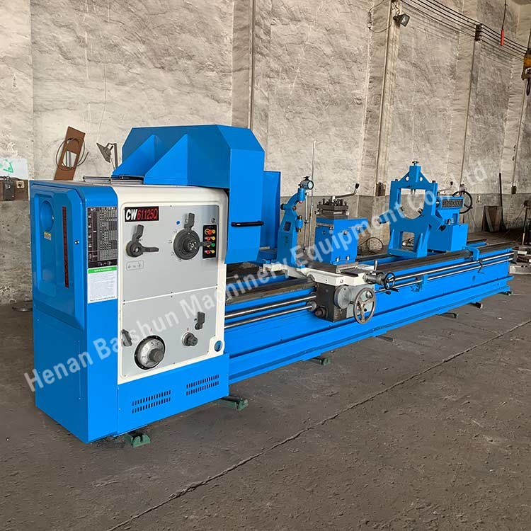 1250mm 2.5T loading Manual Horizontal Lathe Machine Screw Cutting CW61125