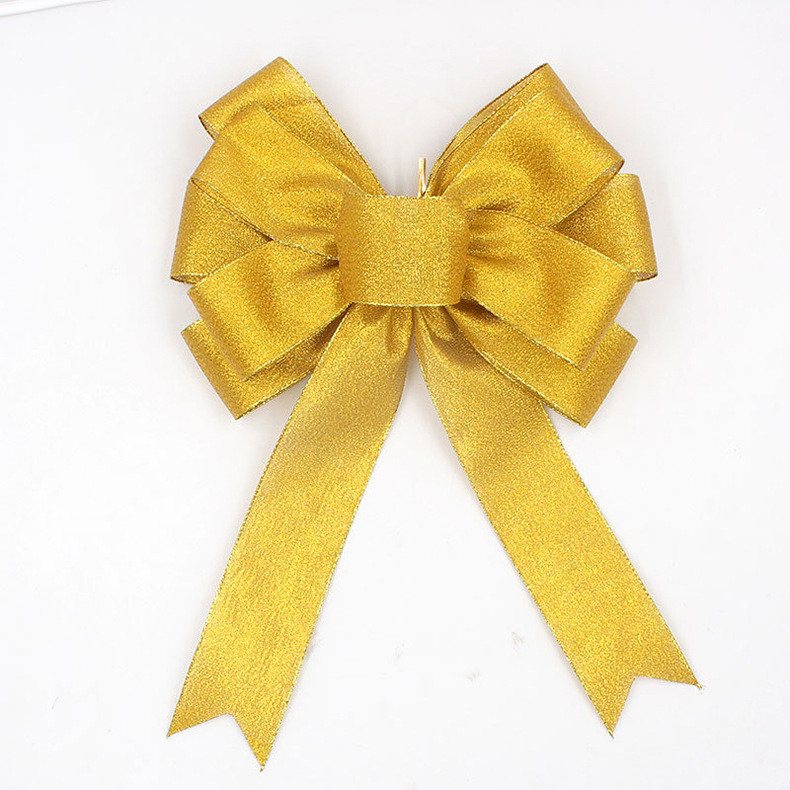 Birthday Red Satin Bow Polyester Yellow Satin Bows For Crafts