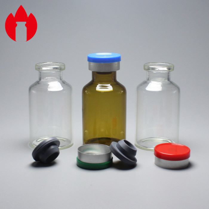 Glass Vial 2ml-30ml Clrear Or Amber Pharmaceutical Injection Glass Vial