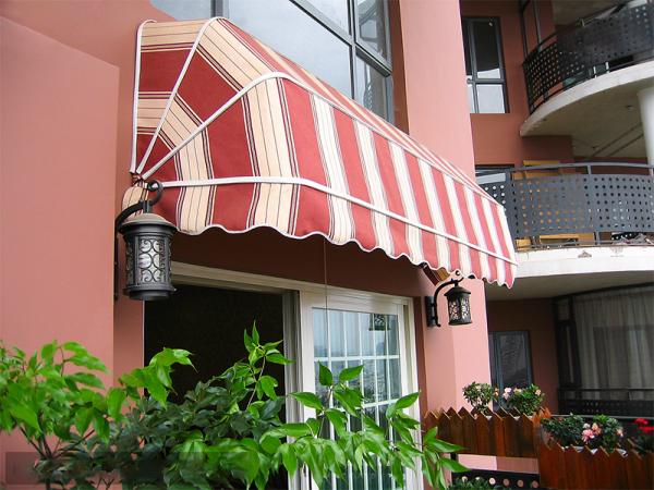 Aluminium Retractable Window Awning Manual Sun Shade Canopy