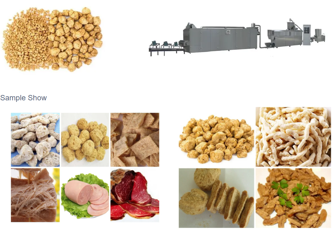 Textured Soya Extruder Machine Processing Line