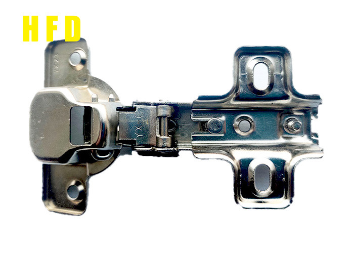 Two Hole Stainless Steel 201 Overlay Cabinet Hinges 11.5mm Depth