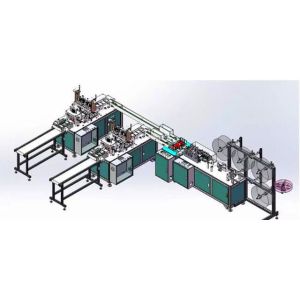 China Multifunctional Pollution Mask Making Machine Computer PLC Programming Control on sale