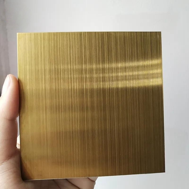 0.4mm Brushed Hl 304l Stainless Steel Sheet Hairline SS Steel Plate