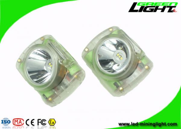 Buy 232lum 13000 lux Underground LED Mining Headlamp 480mA 6.8Ah Rechargeable Headlight With USB Charger at wholesale prices