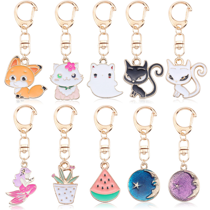 Mermaid Key Chain Ornaments 2inches Wide ODM Available Diamond