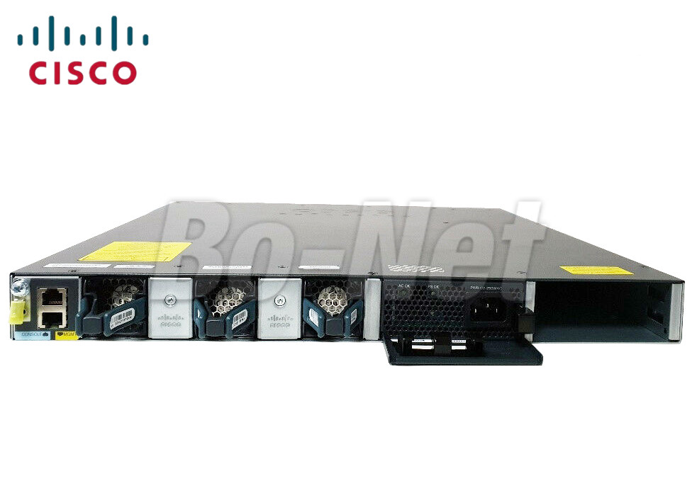 4GB RAM Cisco Gigabit Switch WS-C3650-48TS-L 48x10/100/1000 Ethernet 4x1G Uplink Ports