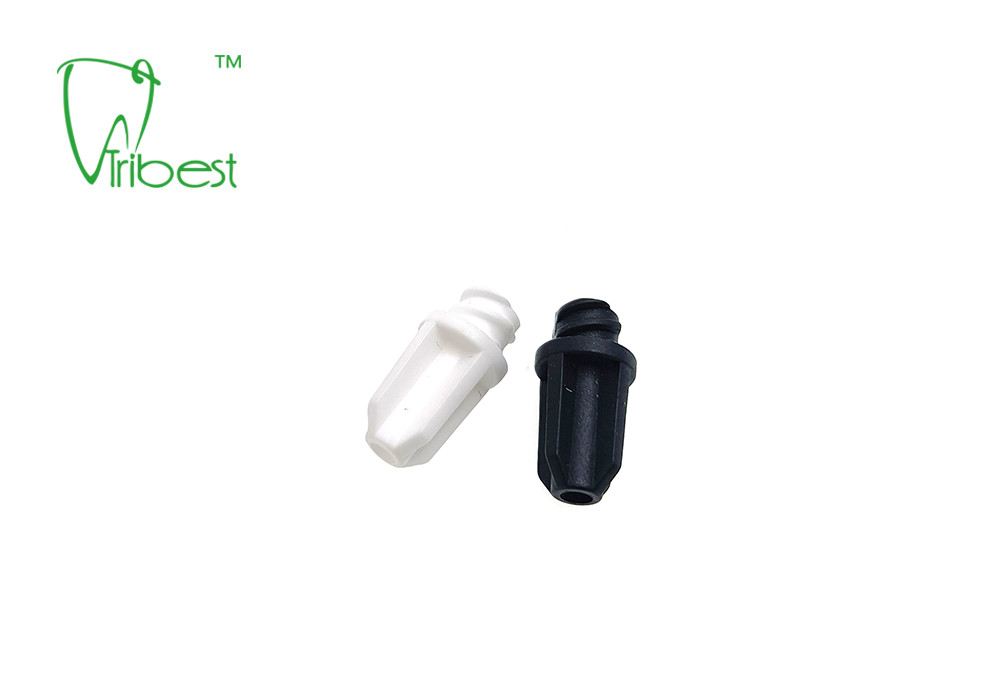 Medical Sterile Luer Lock Luer Slip Dental Syringe Cap Disposable Black White
