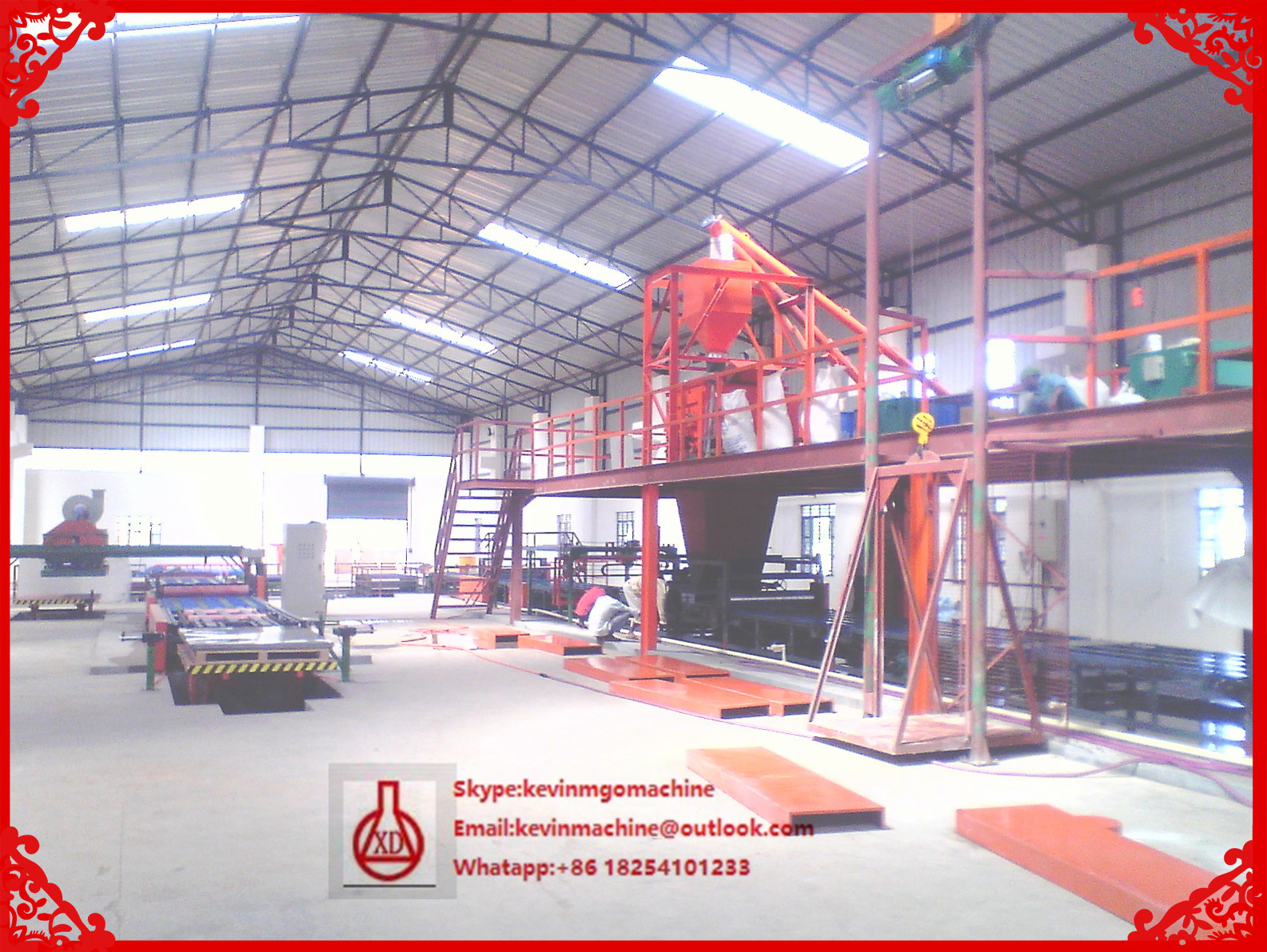 Roofing Sheets Manufacturing Machine , Eco Friendly MGO Wall Board Roll Forming Equipment