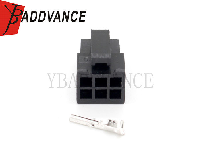 Molex Equivalent 6 Pin Waterproof Automotive Connectors Straight PCB Housing 43025-0600