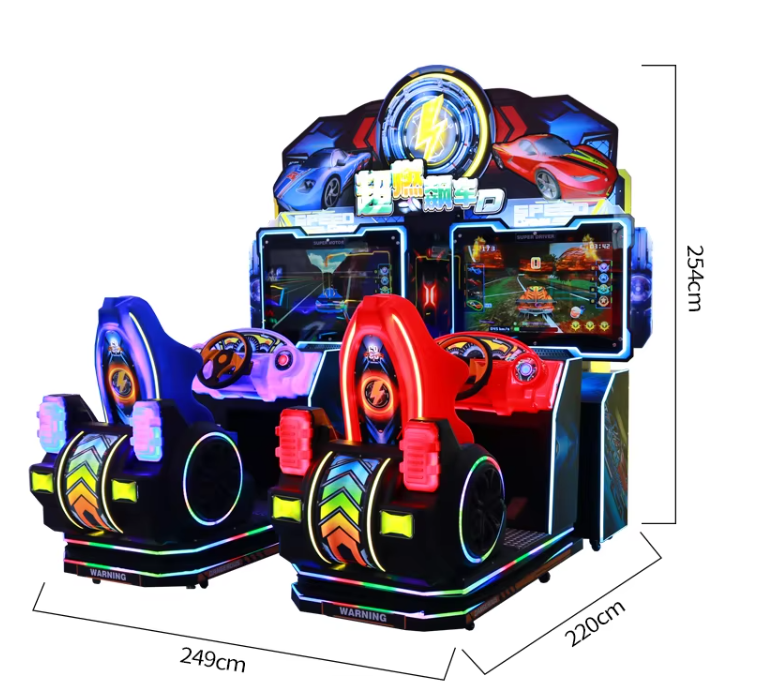 High-Density Indoor Large Arcade Racing Simulator Popular English Coin-Operated Games Console