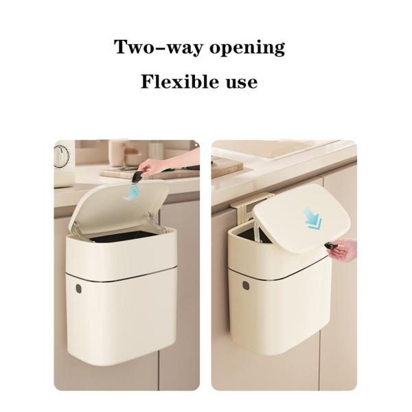 Load-Bearing Strong Hanging Household Trash Can Kitchen Preferred Non-Punching Bent Wall Hanging Trash Can
