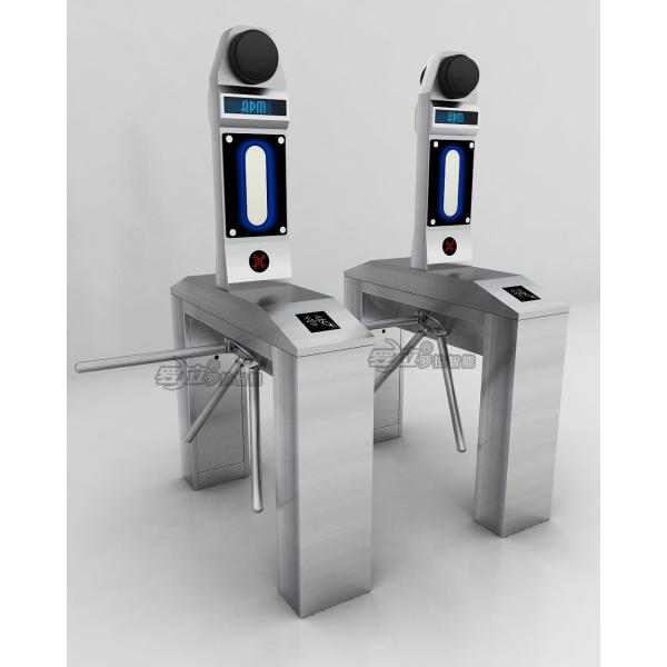 Entry Systems Access Control Turnstiles with Led Display , Road Barcode Electric Turnstile