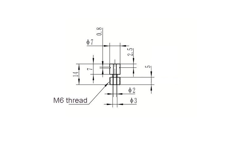 TC4 Titanium Alloy M6 Extruder 3D Printer Throat CR10 Special Pipe