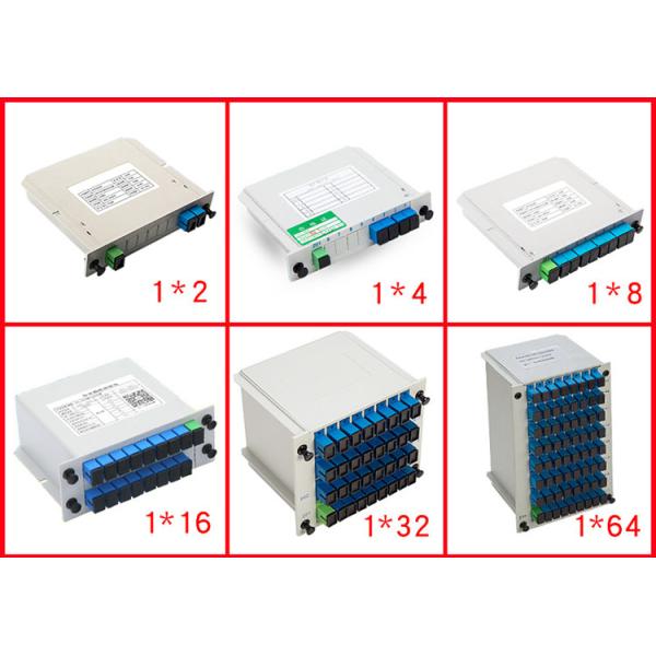1x16 Split Ratio PLC Optical Splitter with SC Connector and Low Insertion Loss for Fiber Optic Networks