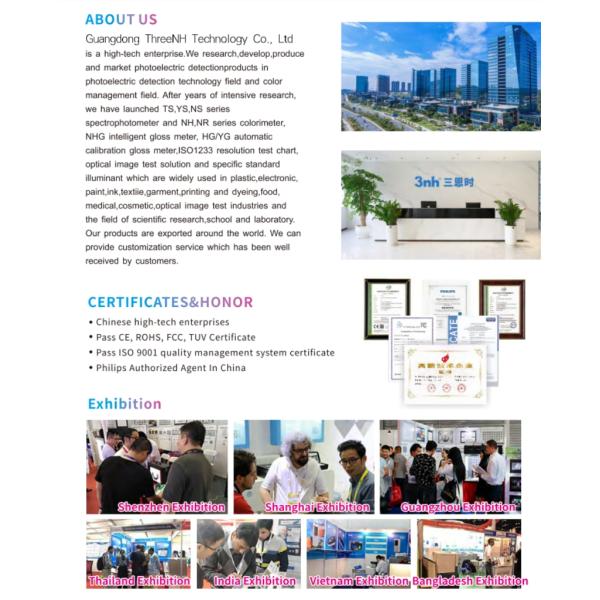 3nh HG60S Economic Plastic LCD Display Glossmeter 1-Year Warranty Paper Testing Instrument for Glossy Measurement