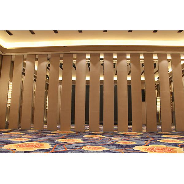 130mm Fabric Cushion Surface Movable Partition Wall For Hotel Convention Hall