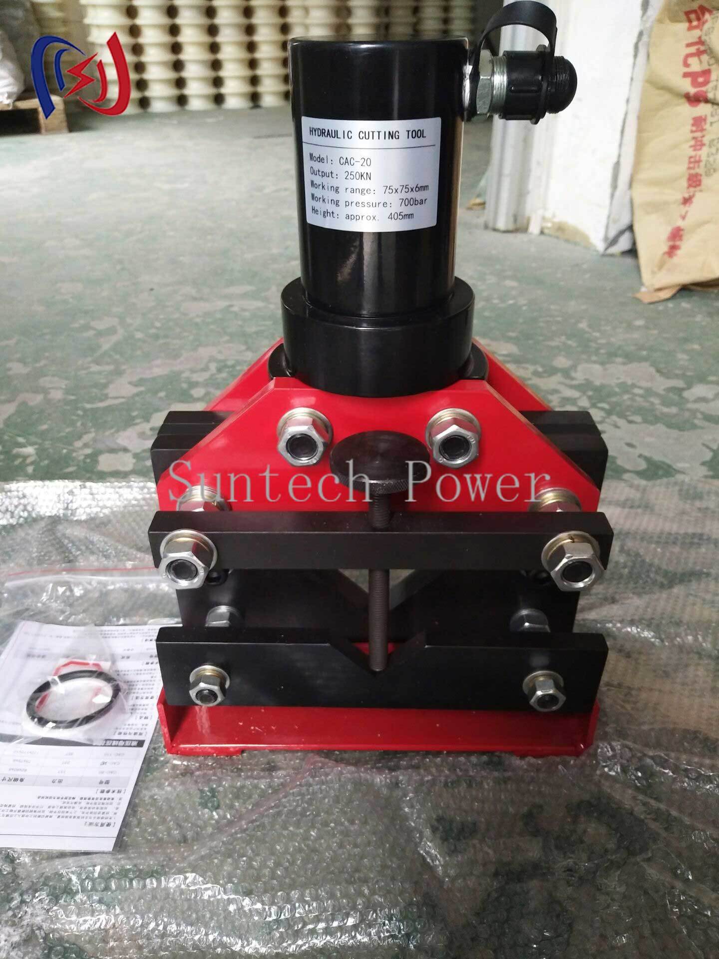 Hydraulic Angle Steel Cutter CAC-75 250-350KN for Power Lines