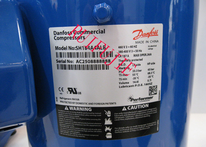 15HP R410A Compressor Performer Hermetic Scroll Compressor Sh184A4alc