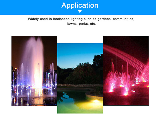 9W White Color Underwater Led Lights 6500K CREE / EDISON Source For Concrete Pool