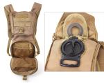 Tactical Hydration Pack Backpacklightweigh With 2.5L Bladder , Multifunctional