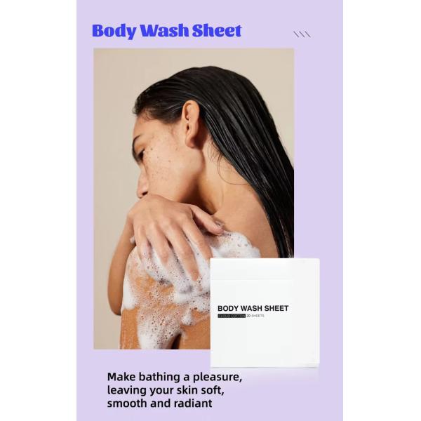 Easy Preparation Dry Soap Sheets Natural Fragrance Portable And Lightweight