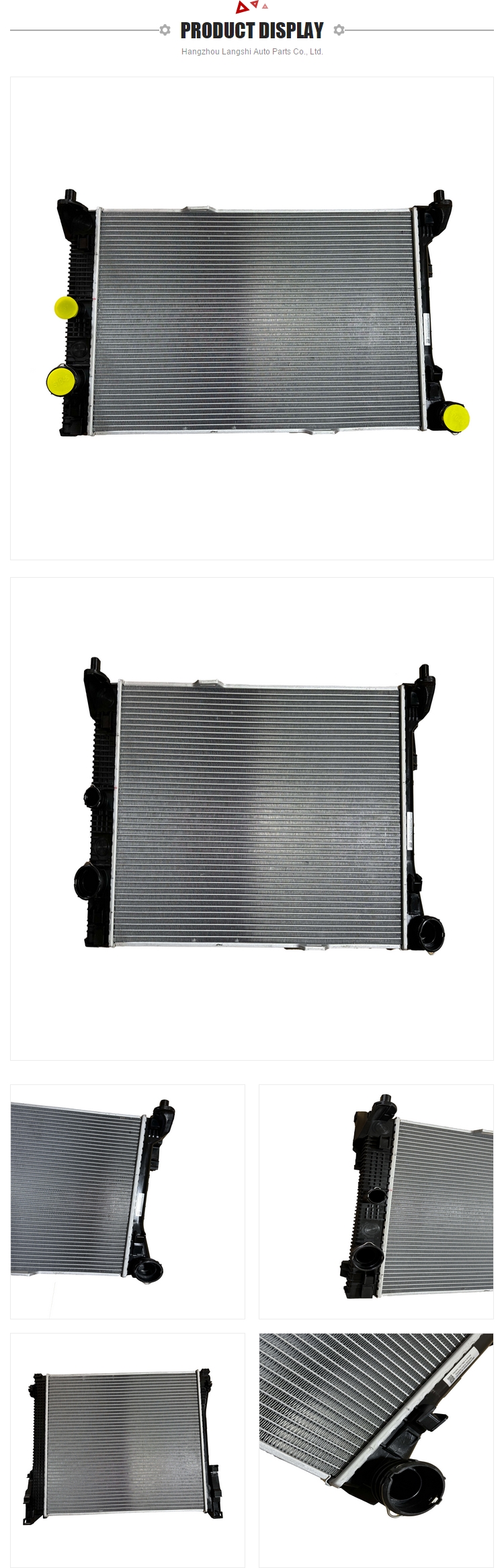 2045000203 OE NO. Aluminum Radiator for Mercedes-Benz C200 W204 2045000303 2045002203