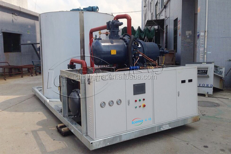 20 Tons Freshwater Flake Ice Machine Direct Cooling
