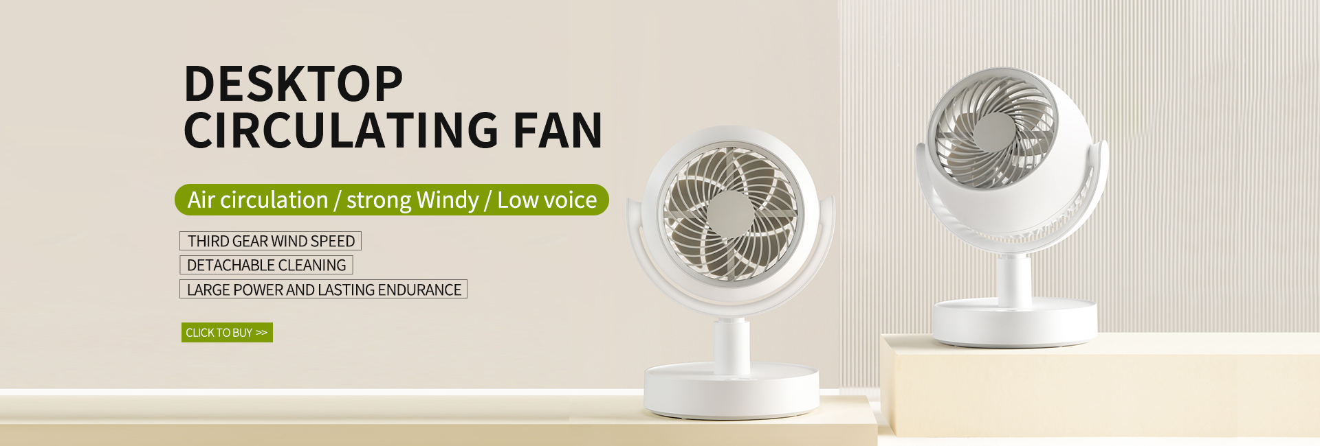 Whole Room 120-Degrees Variable Speeds Adjustable Tilt Low Noise DC Motor Table Air Circulator Desk Oscillating Fan With Remote