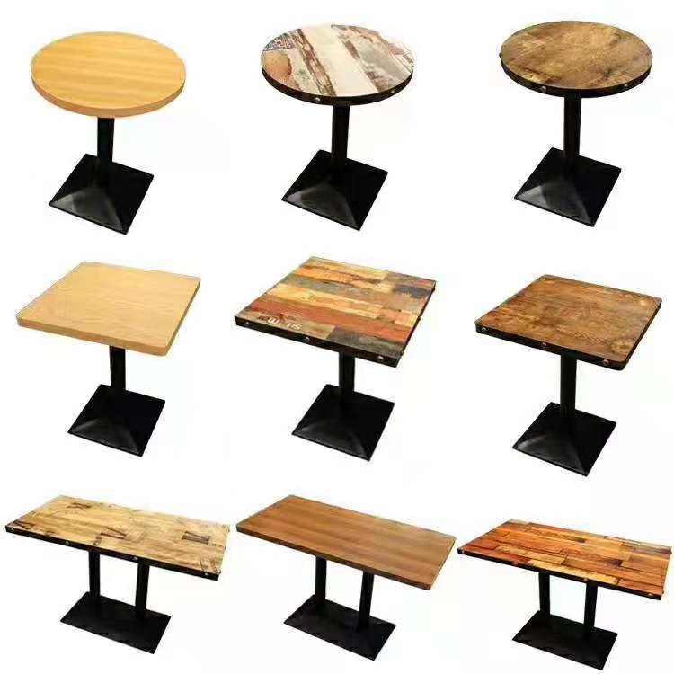 European MDF Wooden Table And Chair Anti Corrosion Insect Prevention