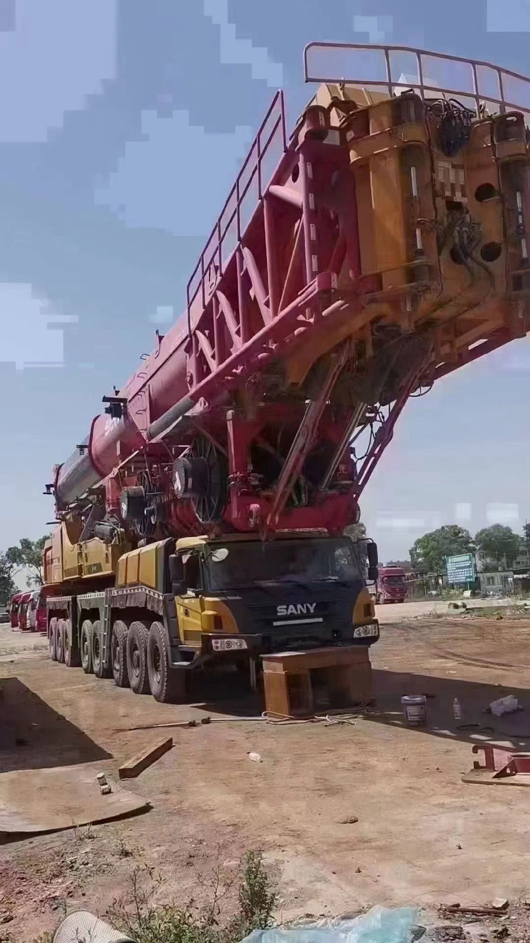 All-Terrain 100ton Mobile Crane Construction Machinery Used Truck Crane Lifting Equipment Heavy Equipment
