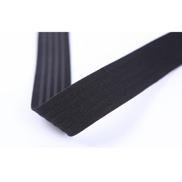 Polyester Rubber Non Slip Gripper Elastic Webbing For Cloth